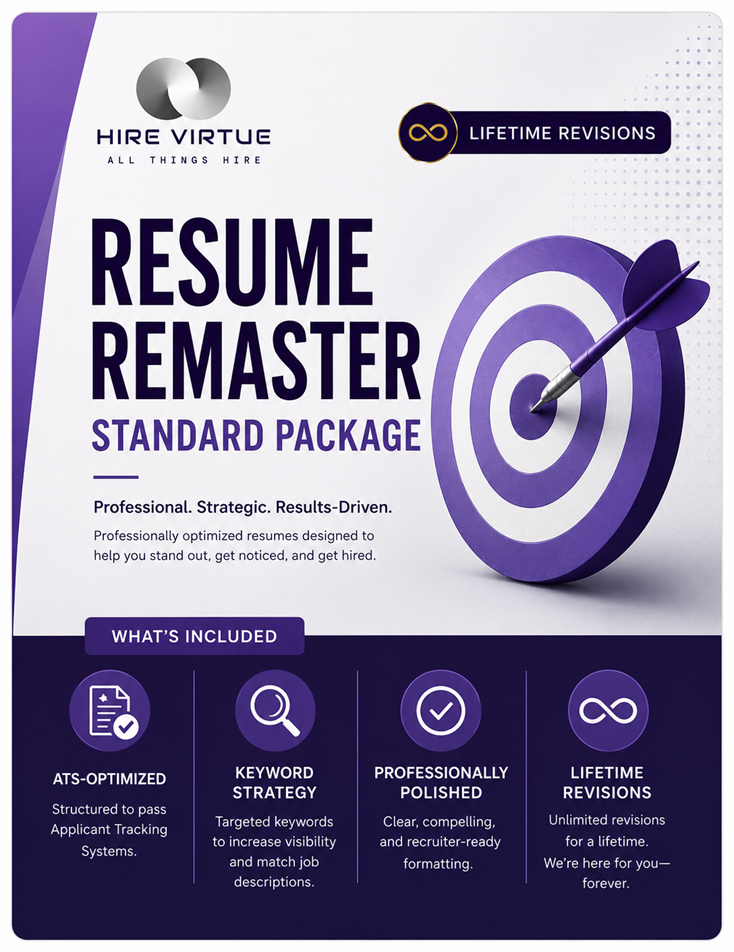 Resume Remaster™ - Standard Package (Lifetime Revisions)