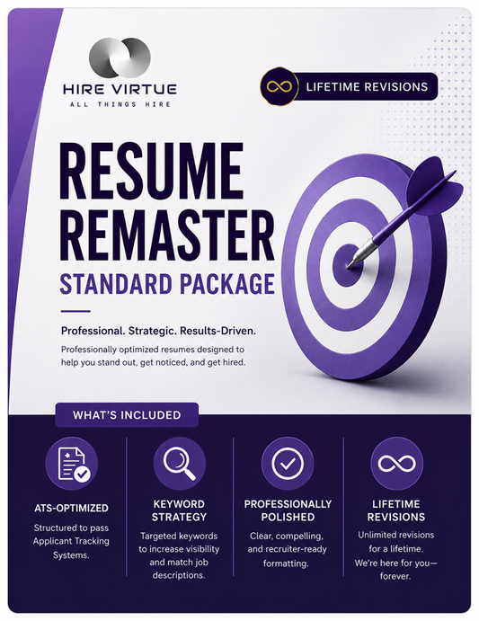 Resume Remaster™ - Standard Package (Lifetime Revisions)